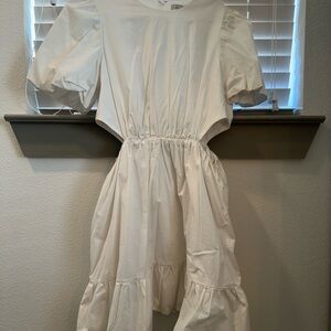 Elegant White Mini Dress